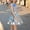 Gray, variant on Kids Girls Casual Dresses, Party Dancewear Sleeveless A-Line Summer Dresses Pink Size 4-5 T
