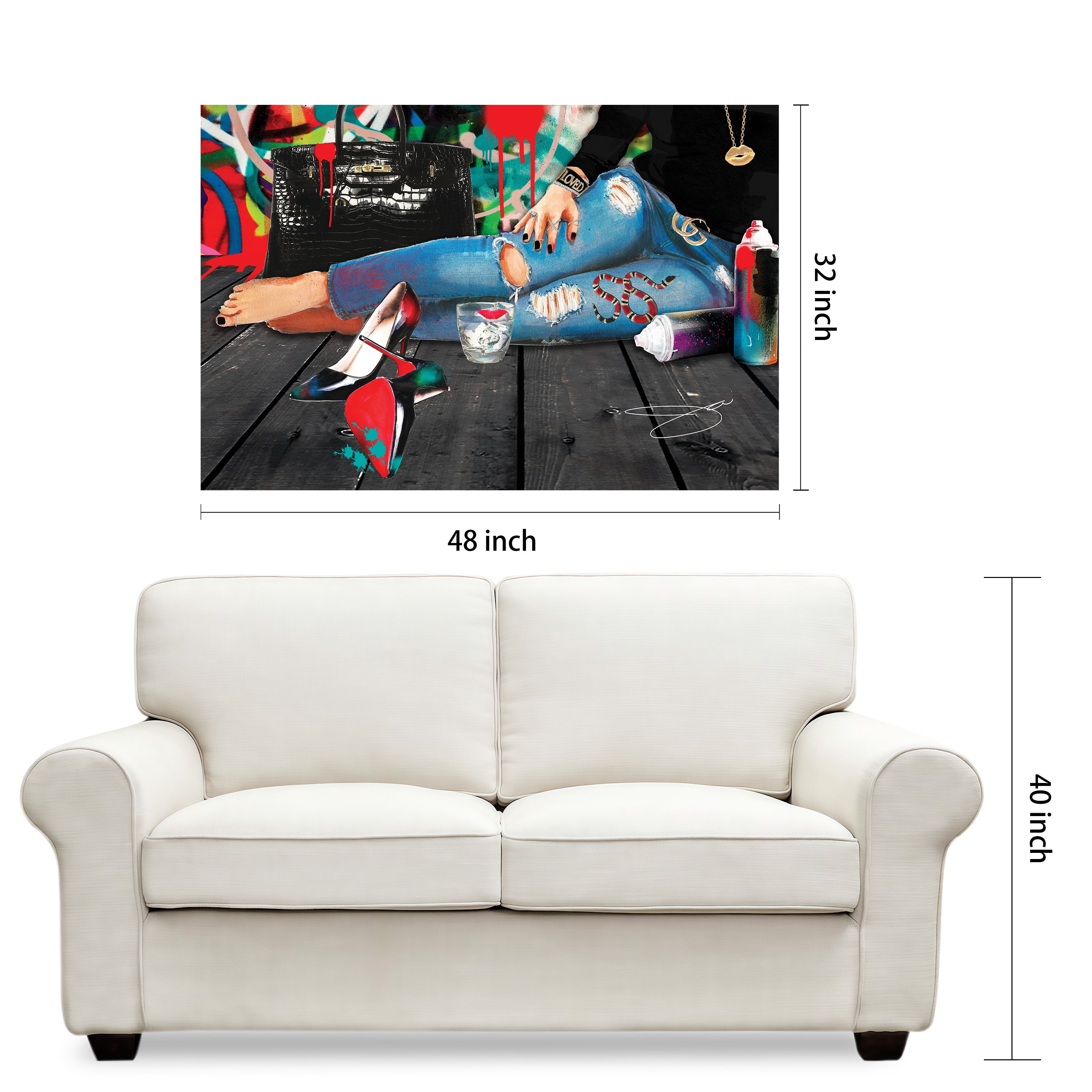 Empire Art Graphic People Art Prints, 32" x 48", by Jodi P.