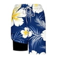thumbnail image 4 of Aobny Tropical Mens Shorts with Liner Board Shorts Slim Men's Shorts Casual,XXL, 4 of 6