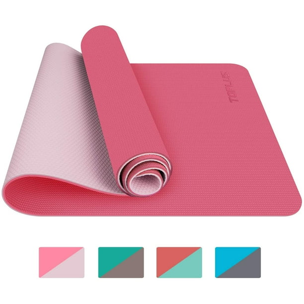Exercise Mat, Yoga Mat For Fitness Pilates & Gymnastics With