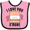 thumbnail image 3 of Inktastic I Love You Smore with Cute Food Valentine Girls Baby Bib, 3 of 4
