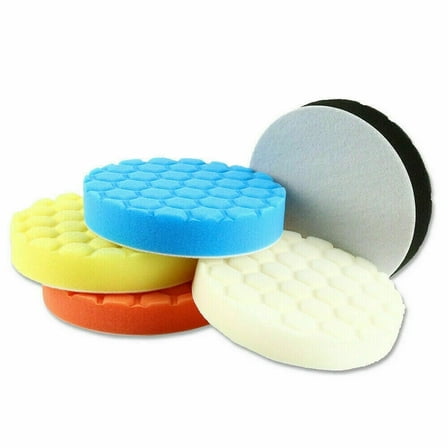 5PCS 125mm Hex Style Polishing Pads DA Orbital Rotary Polisher 5 inch P60-80