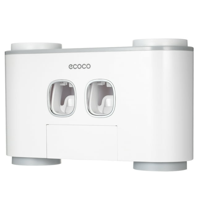 Juego de pasta de dientes exprimible automática ecoco Soporte para cepillo de dientes montado Carevas Porta cepillo de dientes