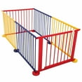 thumbnail image 4 of Veryke 6 Panel Safety Play Yard for Kids Toddler Baby, Lightweight Panel Play Activity Centre Yard, Colorful Cute Kids Playpen with Gate & Safety Lock, Flexible Sturdy Play Pen Indoor for Toddler, 4 of 8