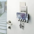thumbnail image 5 of Many Grapes Key Holder for Wall Mail Holder Organizer with 5 Key Hooks Wall Mount Key Rack with Shelf, 5 of 6