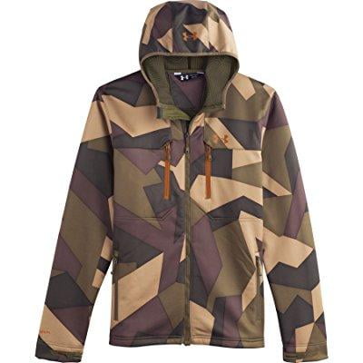 men's ua storm coldgear infrared hooded softershell jacket