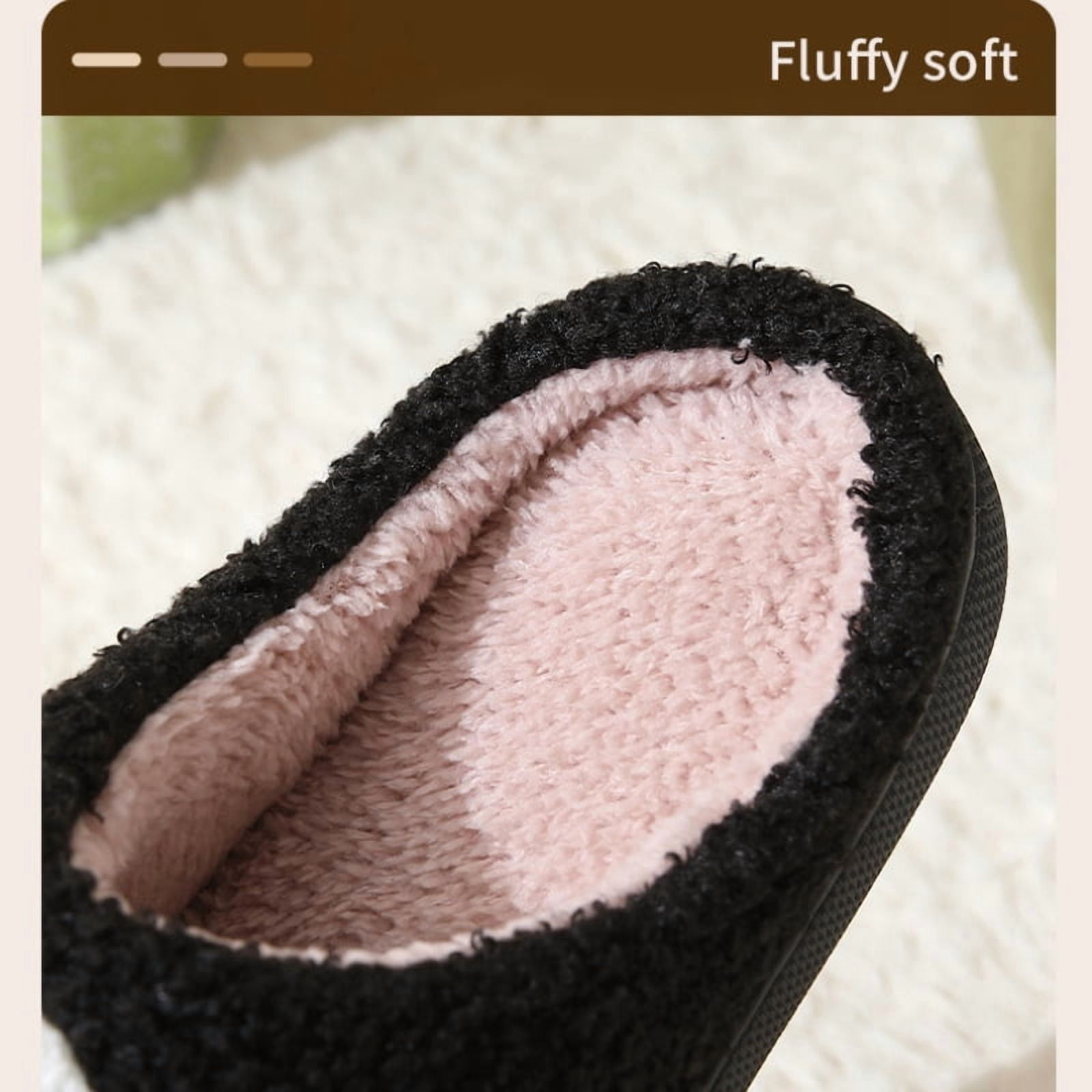 BERANMEY Halloween Slippers for Women Perfect Soft Plush Comfy Warm Slip-On Cute Womens Slippers Indoor Fluffy House Slippers for Women and Men Non-slip Fuzzy Flat Slides