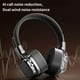 thumbnail image 4 of Auriculares de estilo retro, inalámbricos Bluetooth 5.3, subwoofer, graves profundos, vintage americano, plata, 4 of 9