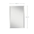 thumbnail image 2 of Feiss Lighting - Mirror - Infinity - 24 Inch Rectangular Mirror   Clear Finish -, 2 of 2