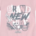 thumbnail image 3 of Spider-Man - Grafitti City Scene Fitted Short Sleeve Graphic T-Shirt, 3 of 5