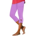 thumbnail image 2 of Women's Yoga Shorts Leggings For Women 2024 High Waisted Cutout Yoga Lightweight Cozy Cropped Pants Solid Soft Pajams Pants,Pink Women's Yoga Shorts L, 2 of 5