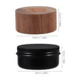 thumbnail image 3 of KAKOWELY 1 Set Wood Essential Oil Diffuser Decor Aroma Diffuser Living Room Beauty Salon Diffuser,2.36"X2.36"X1.18", 3 of 5