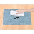 thumbnail image 3 of REGALWOVEN Set of 6 Faux Leather Placemats for Kitchen Dining Table Decor, Washable Table Placemats Wipeable Table Mat Light Blue 18*12in, 3 of 7