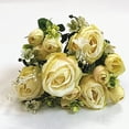 thumbnail image 5 of Silk Rose Bud Artificial Flower Bush Wedding Home Decoration, 5 of 8
