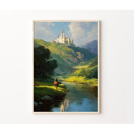 Fantasy Castle Valley Adventure Home Decor