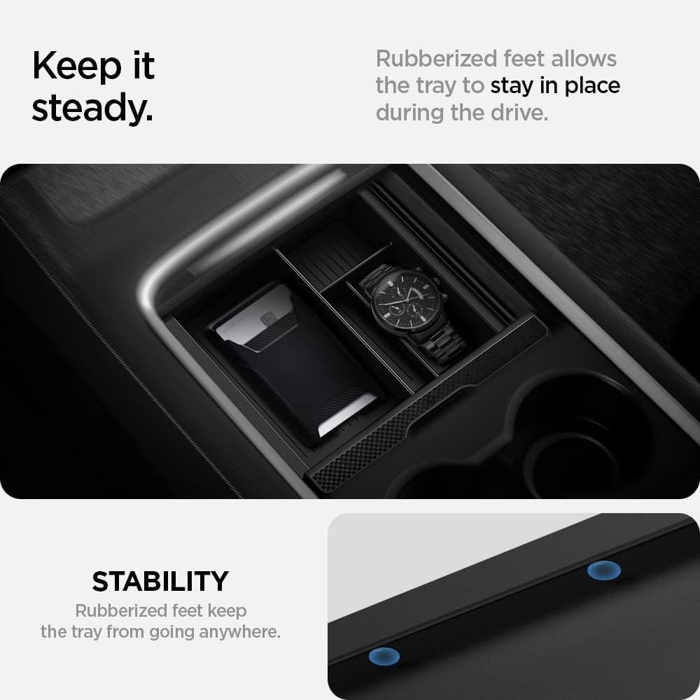 Center Console Organizer for Tesla Model Y (2021-2024) & Model 3 (2021-2023) [Not for Model Y Juniper 2025/26 and Model 3 Highland (2024/25)]