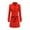 Red, variant on Wyzesi Womens Coats Dressy Casual Plus Size Women Winter Warm Woolen Coat Trench Jacket Belt Overcoat Outwear Hooded Flannel Jacket Women Corduroy Jacket