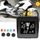 thumbnail image 2 of Solar Wireless Tire Pressure Monitoring System Motorcycle TPMS Tire Pressure Monitor LCD Display 3 E, 2 of 5