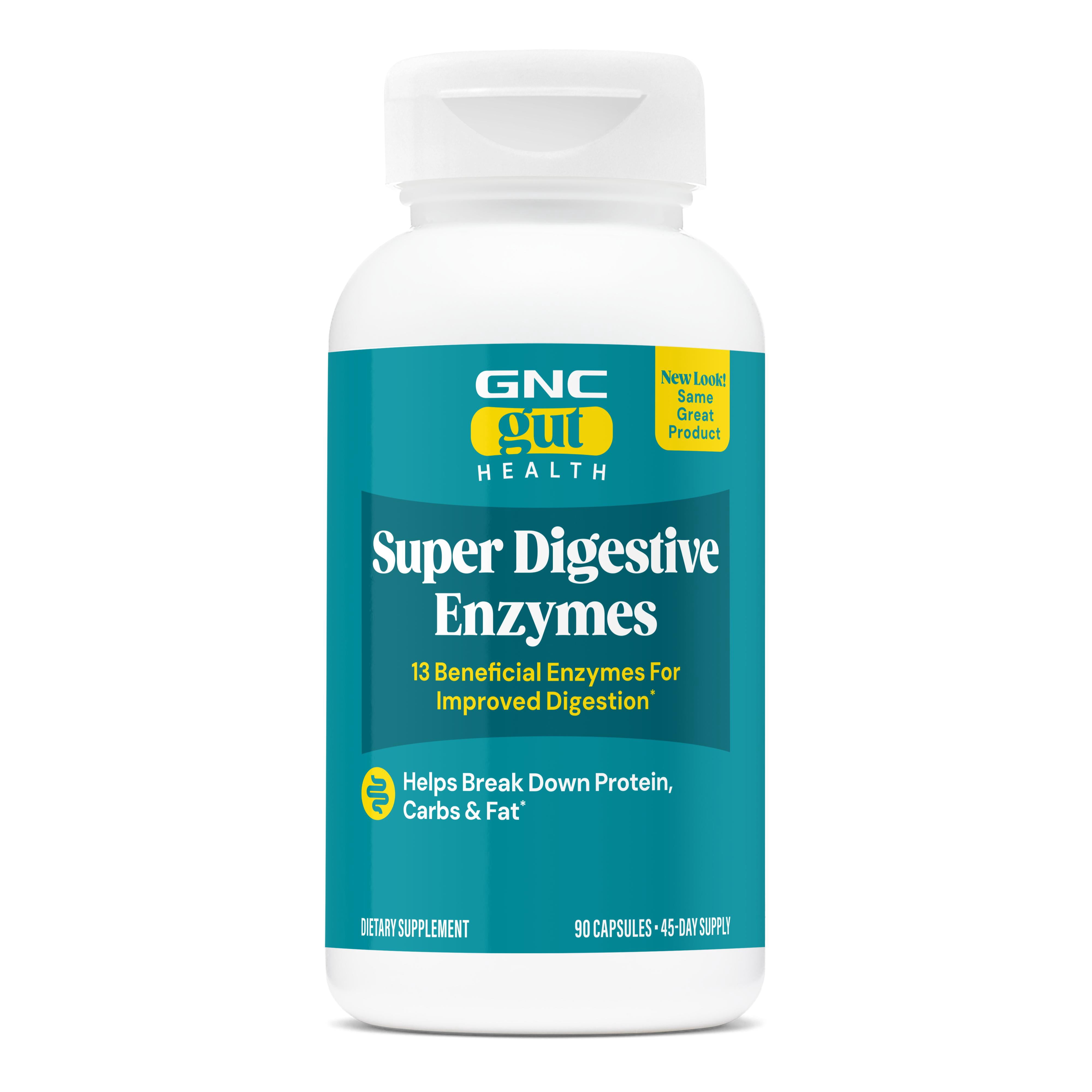 NATURELO Digestive Enzymes, 15 Enzymes, Vegan Capsules - Walmart.com
