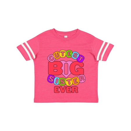 

Inktastic Cutest Sister Ever Gift Toddler Toddler Girl T-Shirt