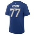 thumbnail image 3 of Men's Fanatics Victor Hedman Blue Tampa Bay Lightning Authentic Stack Name & Number T-Shirt, 3 of 3