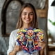 thumbnail image 5 of Rompecabezas de madera de 200 piezas con diseño de elefante mandala para adultos, rompecabezas de madera coloridos con formas únicas, regalos de cumpleaños., 5 of 9