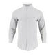thumbnail image 5 of Blusa y camisa de manga larga con cuello alto para hombre, camisa transpirable con bolsillo y estampado a rayas de cuello alto de moda, de poliéster., 5 of 5