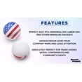 thumbnail image 2 of 10 American Flag Stress Balls Pack - Round, Stress Reliever, Hand Therapy, Lightweight - USA Flag, 2 of 5