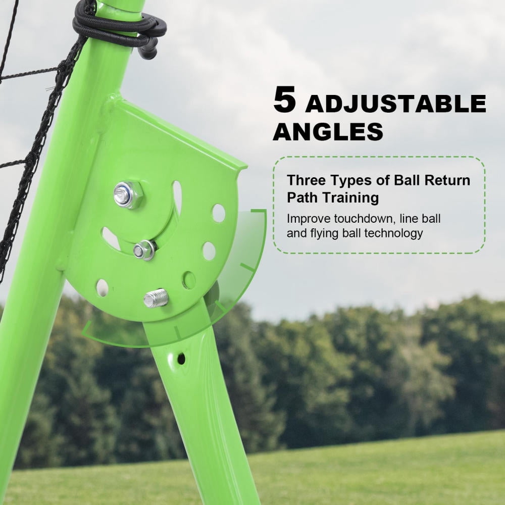 Hemousy Portable Volleyball Practice Net 7x4Ft, High-Density PE Rebounder Net with Non-Slip Feet for Indoor Outdoor