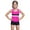 Hot Pink, variant on Girls Swimsuits Size 11-12 Little Girls' Summer Swimwear Two Piece Boyshort Tankini Kids Swimsuit Bathing Suit (Tweens, Hot Pink)