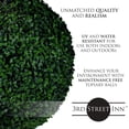thumbnail image 2 of Third Street Inn 21" XXL Boxwood Topiary Ball 1-Pack, 2 of 4