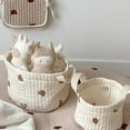 thumbnail image 3 of Baohd Cotton Storage Bag Cute Cartoon Embroidery Replacement Baby Diaper Toy Newborn Storage Bucket Pouch Pocket Organizer Type 4 Small 1Set, 3 of 6