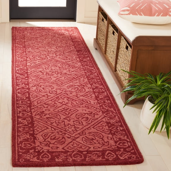 Safavieh Dip Dye Felicia Floral Runner Rug, Red, 2'3" x 5'