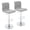 Light Grey, variant on HHBEAUTY Tufted Fabric Bar Stools Set of 2, Adjustable Swivel Counter Height Barstools with Back, Upholstered Armless Airlift Bar Chairs for Kitchen Dining Cafe (Green)