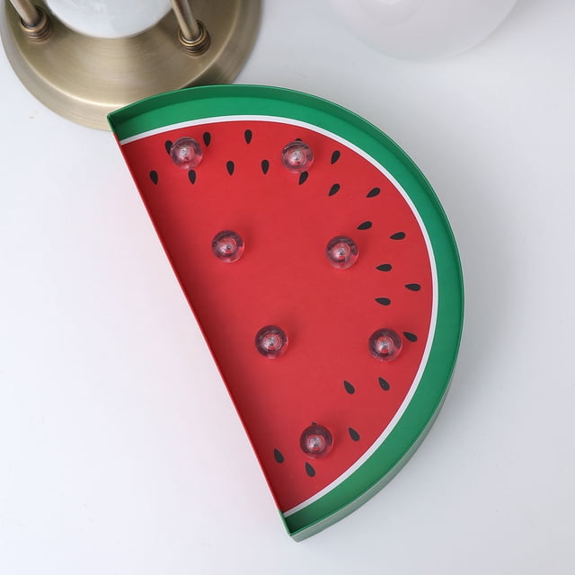 AURARMLET Decorativa En Forma De Sandía Roja Con LED Para Uso En