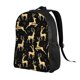 thumbnail image 2 of Balery Christmas Gold Deers Mochila - Mochila Estilosa y Duradera para Laptop de 15 Pulgadas con Tela Oxford Impermeable, 2 of 8