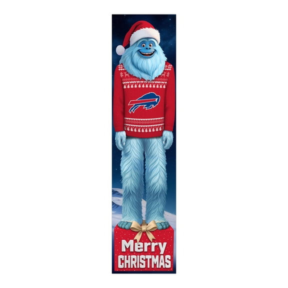 Buffalo Bills 48" Yeti Christmas Leaner