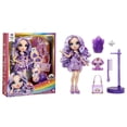 thumbnail image 1 of Muñeca moderna Rainbow High Violet con limo y mascota de 28 cm, color morado, 1 of 7