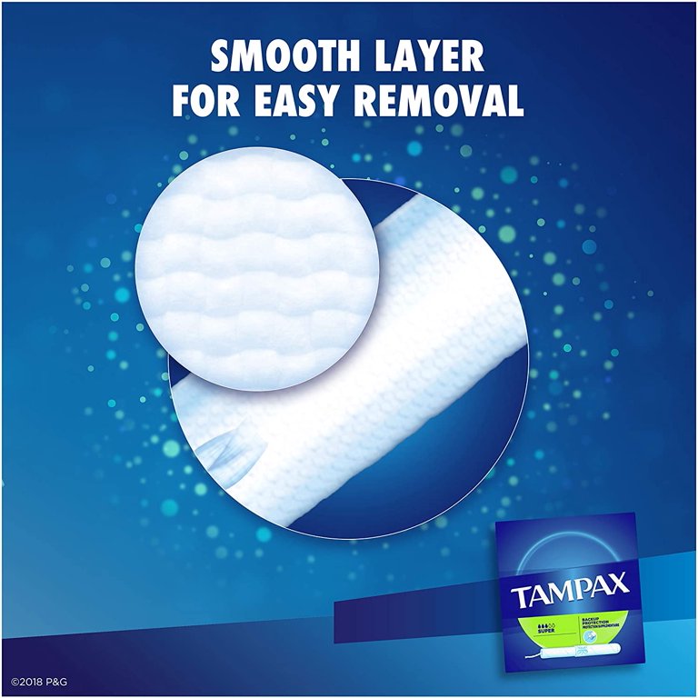 Tampax Cardboard Tampons Regular Absorbency, Anti-Slip Grip