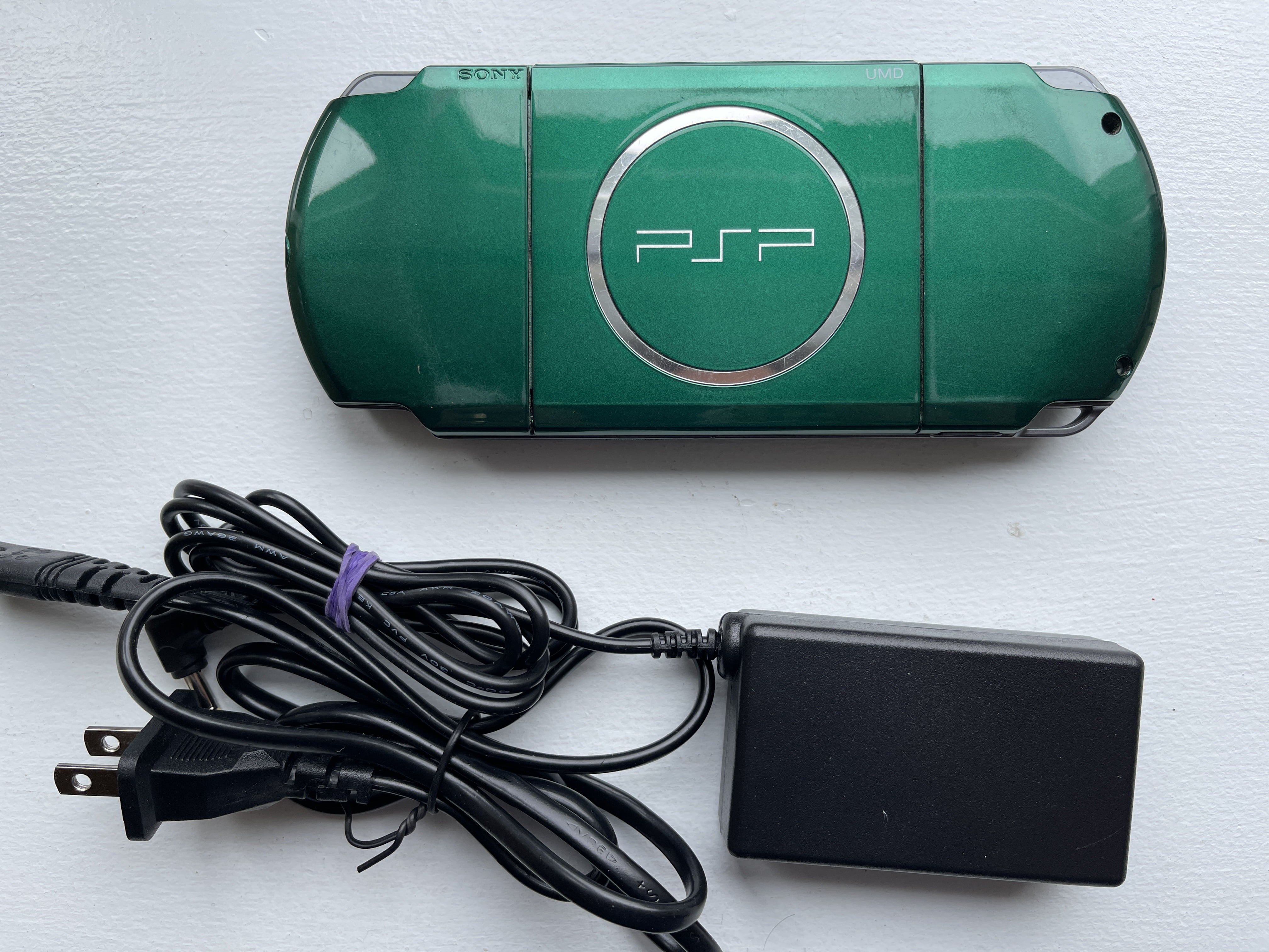 Playstation Portable Spirited Green PSP 3000SG Sony Limited Console F/S  used