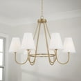 thumbnail image 7 of Capital Lighting 452761 Julia 6 Light 36" Wide Chandelier - Brass, 7 of 7