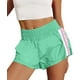 thumbnail image 2 of Pantalones cortos para correr LAMISSCHE para mujer, cintura alta, color crema, 2 of 6