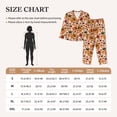 thumbnail image 4 of Sikiie Autumn Fox Pumpkin Lazy Pajamas for Women Set, Womens Pajama Sets, Lounge Sets for Women, 2pjs for Women-X-Large, 4 of 7