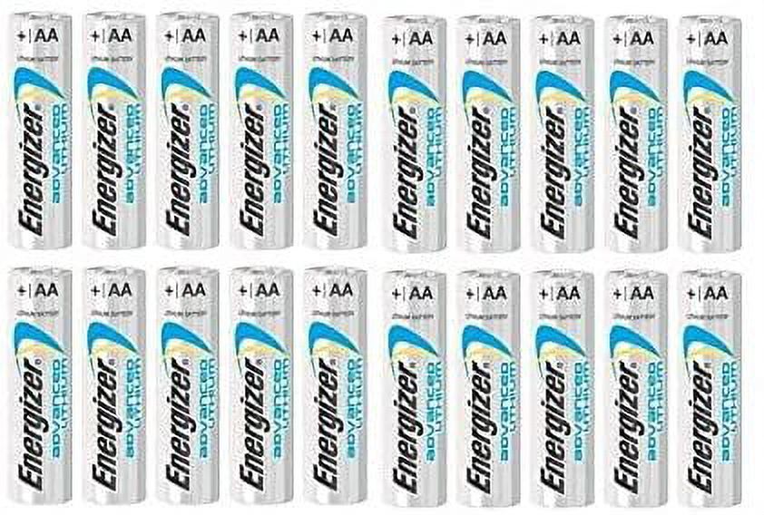 Energizer Lithium AA Size Batteries L91-20 Pack