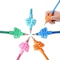 thumbnail image 1 of Empuñaduras para lápices: 10 soportes para lápices para niños, herramienta de corrección de postura para niños (juego de 10 unidades), 1 of 5