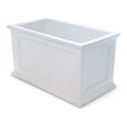 thumbnail image 5 of Mayne Fairfield 5826W Patio Planter, 20-Inch by 36-Inch, White, 5 of 5