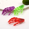 thumbnail image 3 of GROFRY Punk Women Skeleton Claw Zombie Hand Hair Clip Hairpin Bobby Pin Halloween Decor, 3 of 7