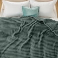 thumbnail image 4 of U by Bedsure Mallard Green Fleece Queen Blanket for Couch - Super Soft Cozy Blankets for Women, Girls, 90x90 inches, 4 of 7