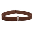 thumbnail image 2 of HLONK Women Belt Solid Color Stretch Adjustable Invisible Adjustable Lightweight Jeans Belt Fashion Accessory Khaki, 2 of 8