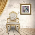 thumbnail image 3 of Iafrate, Sandra 20x20 Gold Ornate Wood Framed with Double Matting Museum Art Print Titled - Lady Florals IV, 3 of 4